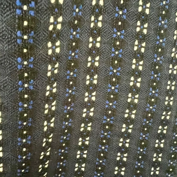 Brand New Madewell Size 10 Embroidered Straight Pants blue and white - Picture 6 of 6